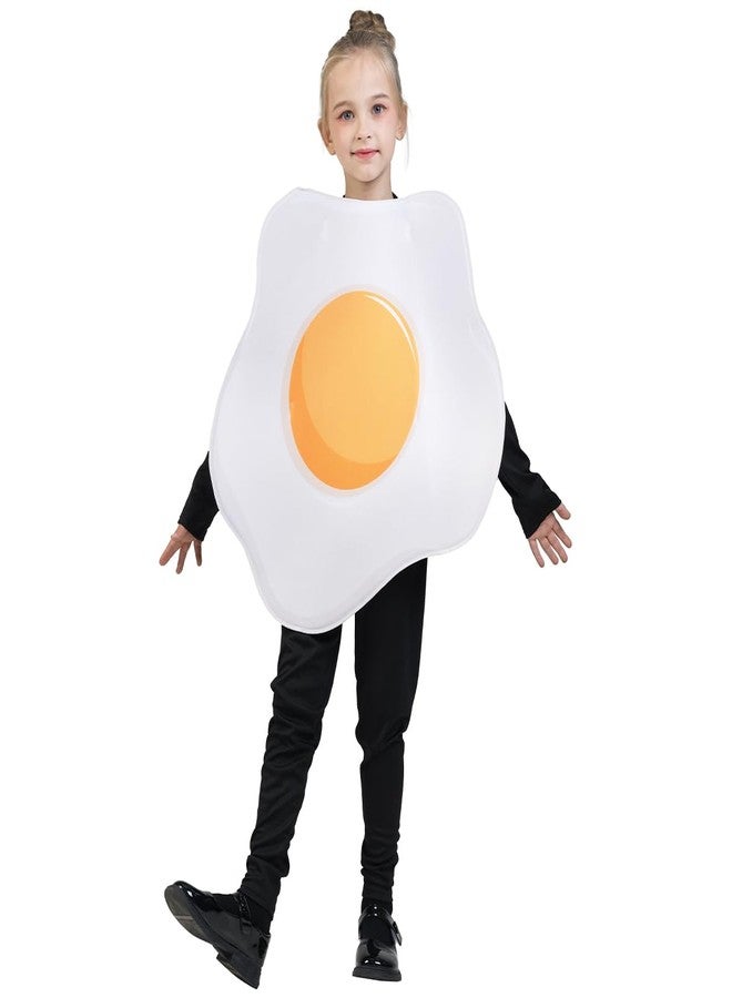 PGOND Breakfast Duo Halloween Costume Set, Fried Egg and Bacon Strip (Egg) - Image 1